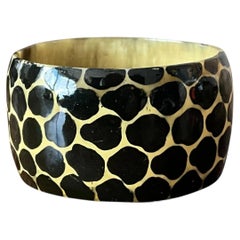 Vintage Resin Kenya Giraffe Bangle