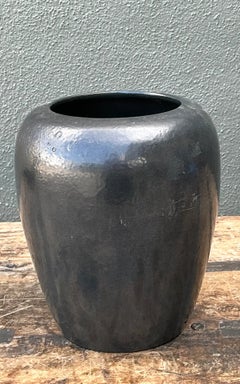 Vase vintage en céramique émaillée