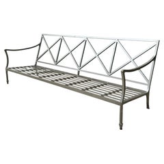 Vintage McKinnon And Harris “Beaufort” Cast Aluminum Sofa