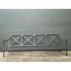 Vintage McKinnon And Harris “Beaufort” Cast Aluminum Sofa
