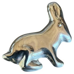 Vintage Mexican Sterling Silver Bunny Rabbit Brooch