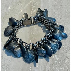 Vintage Napier Eugene Bertolli Clam Shell Bracelet