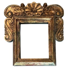 Vintage Spanish Carved Wood Gilt Frame