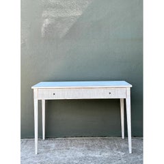 Vintage Painted Wood Writing Desk