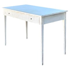 Vintage Painted Wood Writing Desk