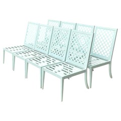 Vintage McKinnon and Harris Trellis Dining Chairs - Set of Eight