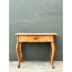 Vintage Rustic Wood Writing Desk