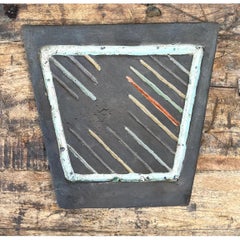 Vintage Geometric Patterned Ceramic Tile