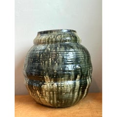 Vintage Handcrafted Ceramic Vessel