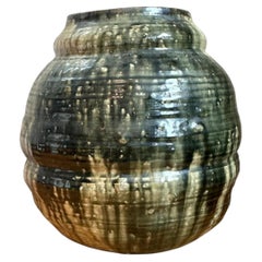 Vintage Handcrafted Ceramic Vessel