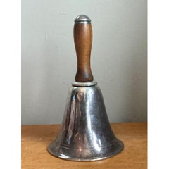 Vintage Silver and Wood Nautical Bell Cocktail Shaker