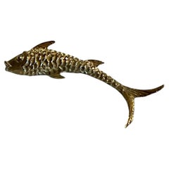 Vintage Golden Fish Brooch