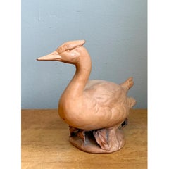 Vintage Italian Terracotta Duck