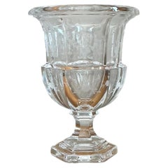 Weinlese Tiffany & Co. Vase mit Sockel aus geätztem Kristall