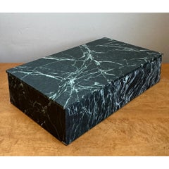 Vintage Green Marble Box