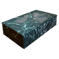 Vintage Green Marble Box