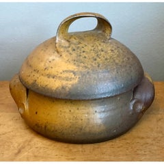 Vintage Studio Pottery Lidded Bowl