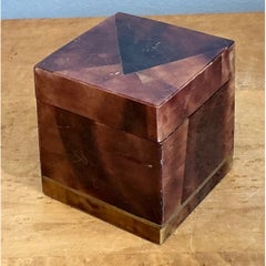 Vintage Lacquered Horn Accent Box