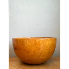 Vintage Handcrafted Wooden Bowl