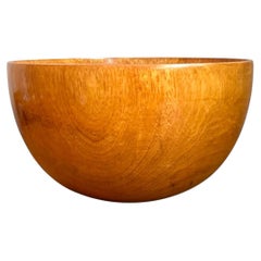 Vintage Handcrafted Wooden Bowl