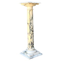 Vintage Marble Column Pedestal