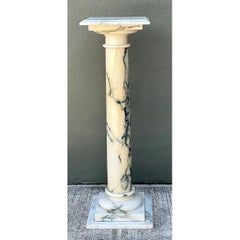 Vintage Marble Column Pedestal