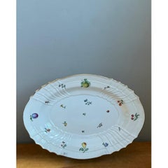 Plat en céramique vintage Richard Ginori, motif de fruits