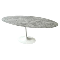 Vintage Marble Tulip Dining Table After Saarinen