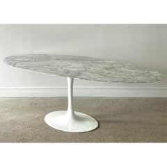 Vintage Marble Tulip Dining Table After Saarinen