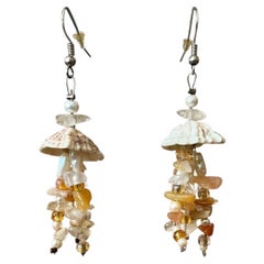 Vintage Boho Drop Shell Earrings