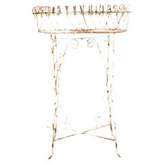 Vintage Scrollwork Iron Plant Holder