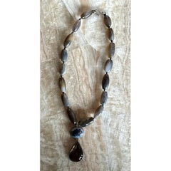 Vintage Jane Diaz Gemstone Beaded Necklace