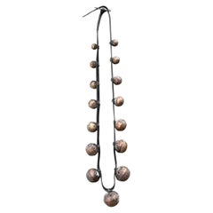 Vintage Brass Sleigh Bells on Leather Strap