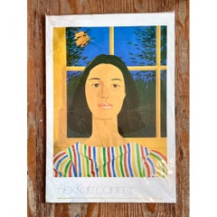 1980 Alex Katz Hokin Gallery Exhibition Poster