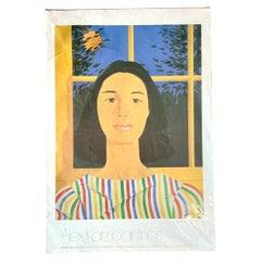 1980 Alex Katz Hokin Gallery Exhibition Poster