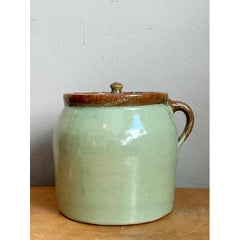 Vintage Maine Handcrafted Ceramic Storage Jar