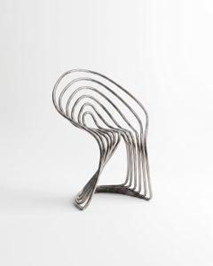 Wire Chair by NYXO for Lapiega, Stainless Steel, Modern Design, Italy