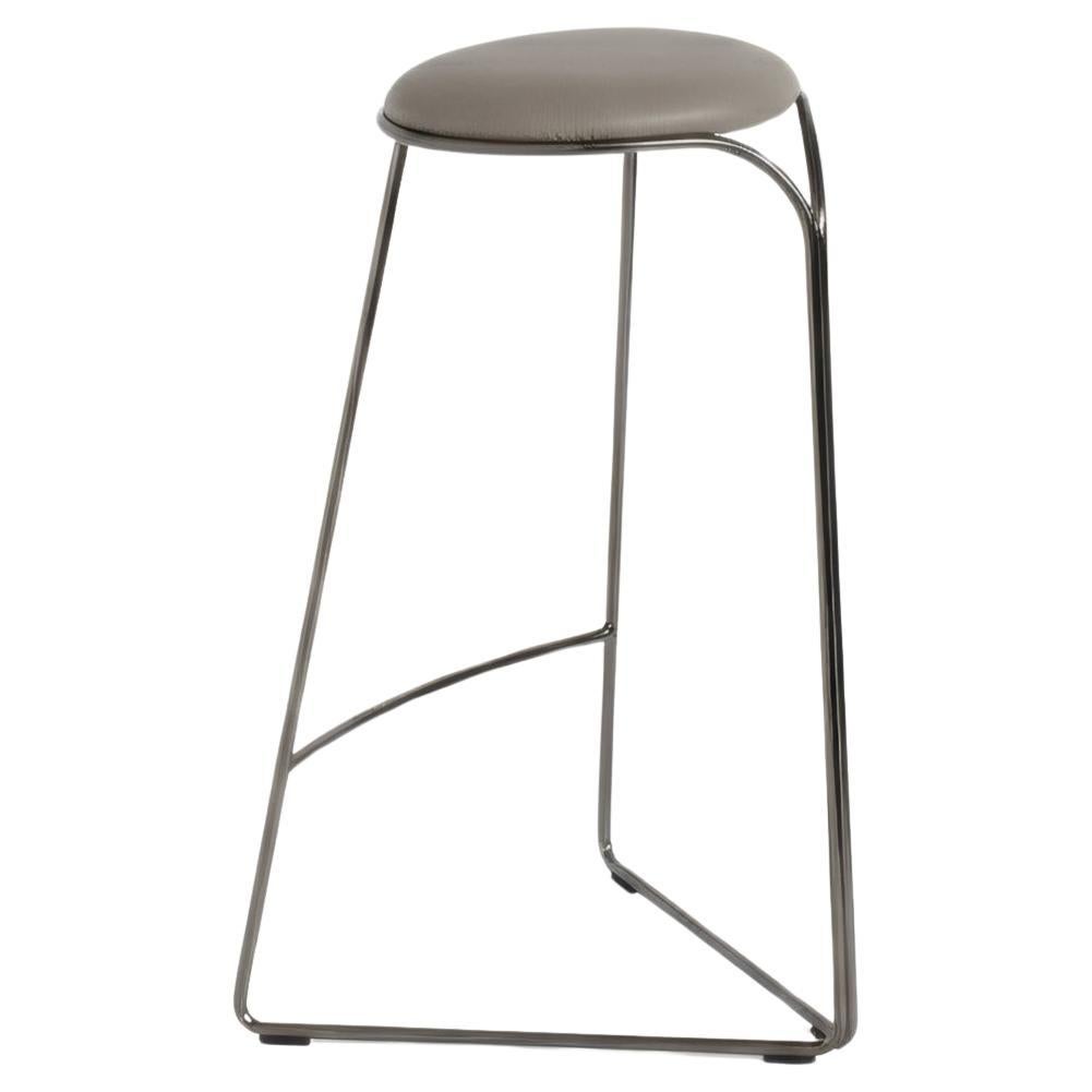 Flow Hi Stool by Enrico Girotti  Ultrablack Edition