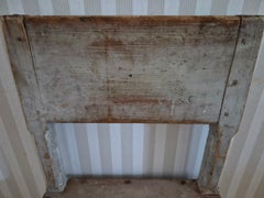 18th Century Swedish antique rustic Folk Art Chair with original paint