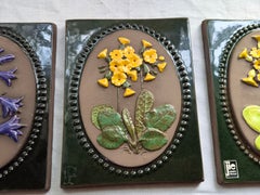 Colección de 10 platos de pared suecos JIE GANTOFTA de los años 70 y 80, estilo Mid-Century Modern