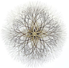 34"x34"x8" Metal Wall Sculpture in Stainless, Bronze and Brass #775