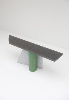 Konsolentisch „Ambiguity“ aus Marmor und Schiefer von Massimo und Lella Vignelli, 1980er Jahre