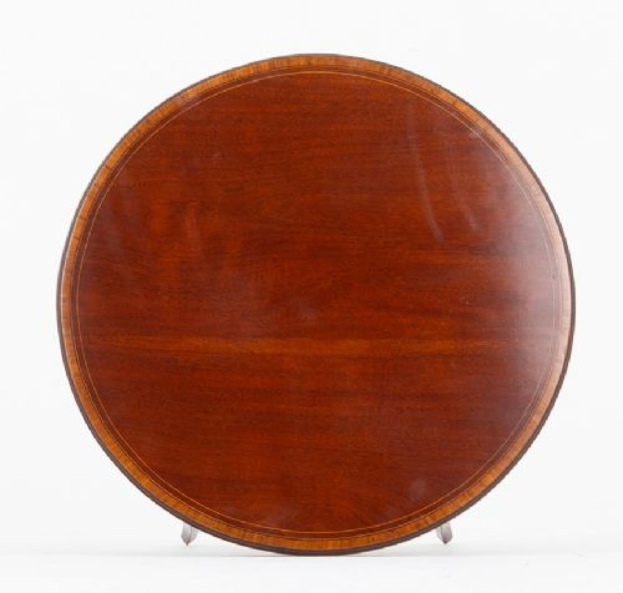 Table d'appoint Sheraton Acajou Antique Revival Bon état - En vente à Potters Bar, GB