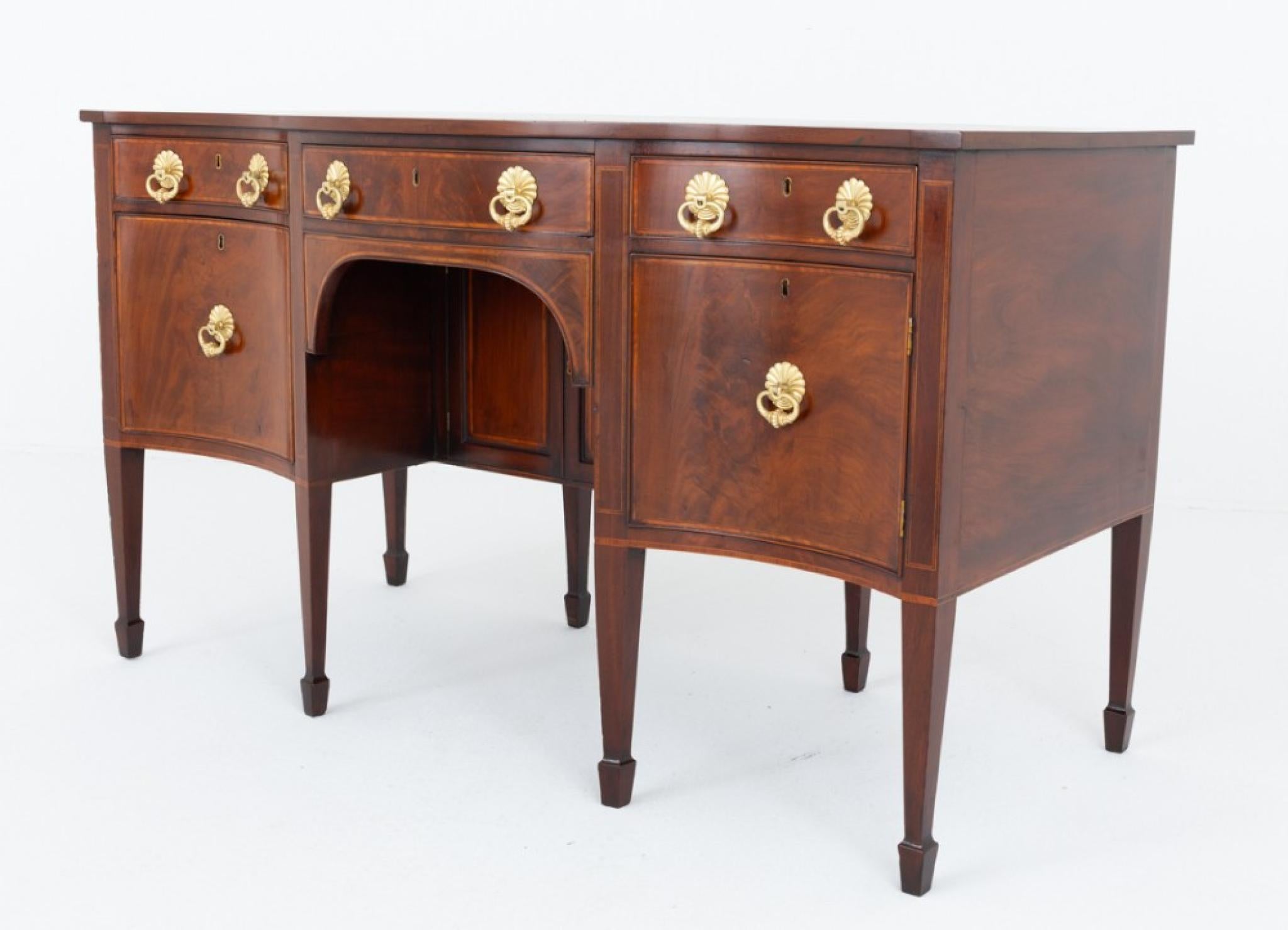 Period Georgian Sideboard Mahogany Server For Sale 1
