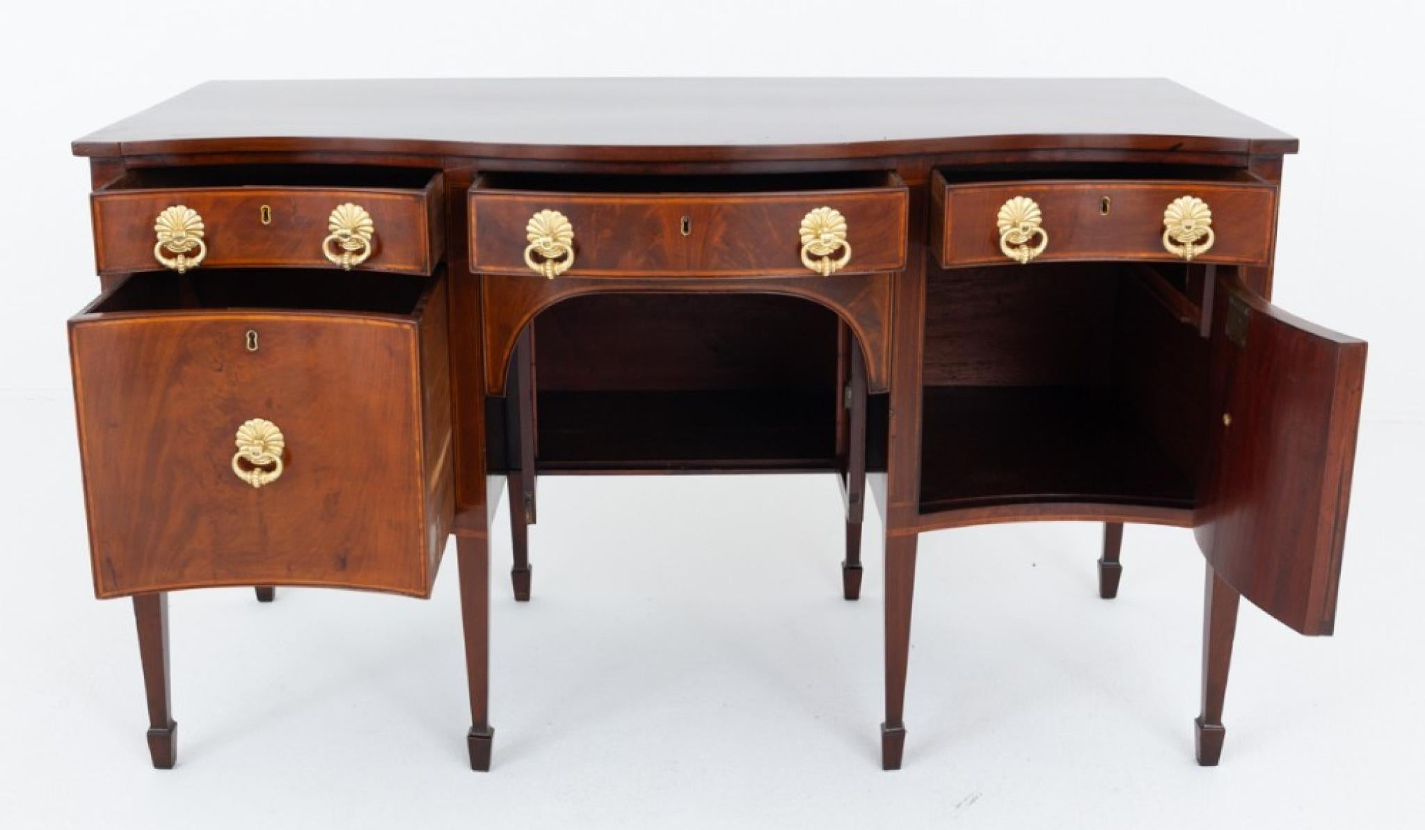 Period Georgian Sideboard Mahogany Server For Sale 2