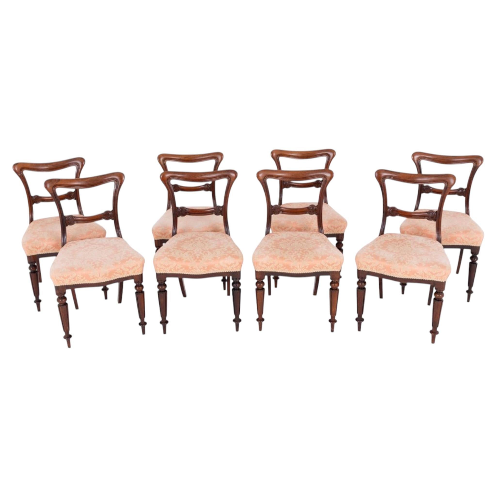Set William IV Dining Chairs Period 19th Century For Sale