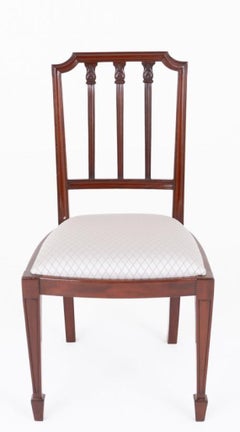 Set 12 Victorian Dining Chairs Gothic Revival Mahogany