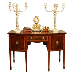 Sheraton Sideboard Mahogany Edwardian Server Buffet 1910