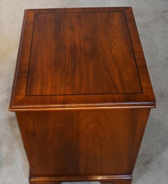 Pair Mahogany Bachelors Chests with Brush Slides Circa 1920
