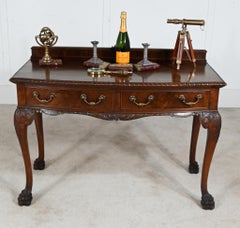 Chippendale Style Mahogany Side Table Circa 1920